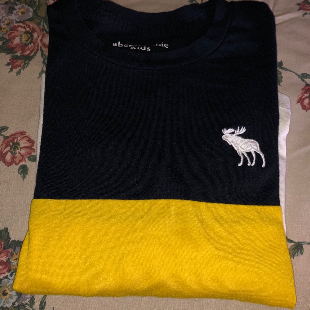 Abercrombie Boys 5/6 Long Sleeve Striped TShirt